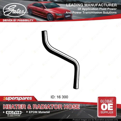 Gates Outlet Heater Hose for Daihatsu Charade G100 G101 G102 G102 88-93