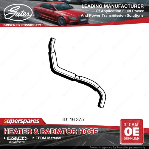 Gates Inlet Heater Hose for Daihatsu Charade G100 G101 G102 G102 88-93