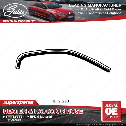 Gates Molded Heater Hose for Holden Nova LG Sedan Hatchback 1.6L 94-97