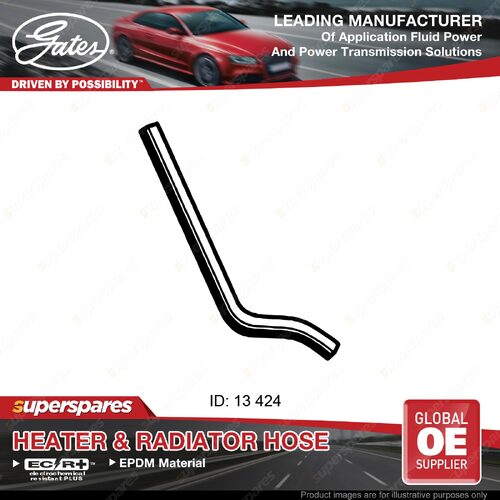 Gates Molded Heater Hose for Toyota Cressida MX73 2.8L 12/84-12/88