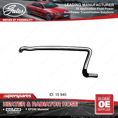 Gates Outlet Heater Hose for Nissan Patrol MQ MK GQ 4.2L 01/88-12/97