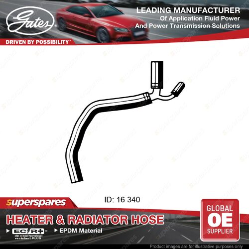 Gates Inlet Molded Heater Hose for Nissan Pulsar N14 2.0L 10/91-10/95