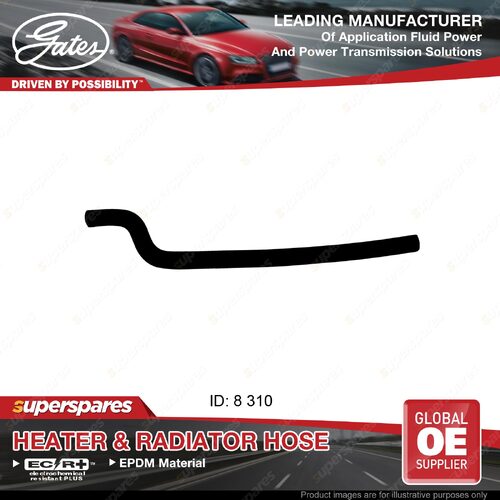 Gates Molded Heater Hose for Toyota Lexcen VP VN L36 3.8L 125KW 310mm