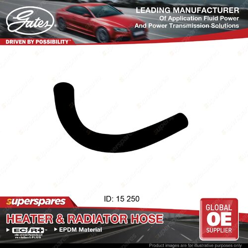 Gates Molded Heater Hose for Toyota Lexcen VP VN L36 3.8L 125KW 250mm