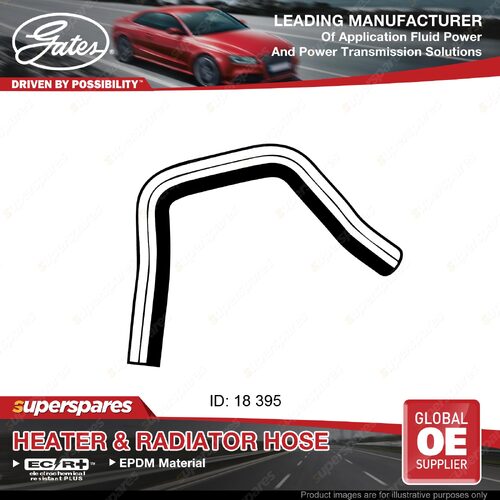 Gates Molded Heater Hose for Holden Barina SB 1.6L X16XE 04/94-08/98