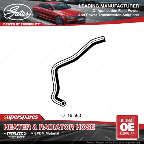 Gates Heater Hose for Honda CRX EH EG2 1.6L 03/92-12/98 Engine to valve