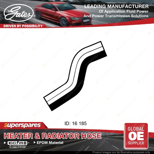 Gates Molded Heater Hose for Mitsubishi Magna TN TP 4G54 2.6L 185mm