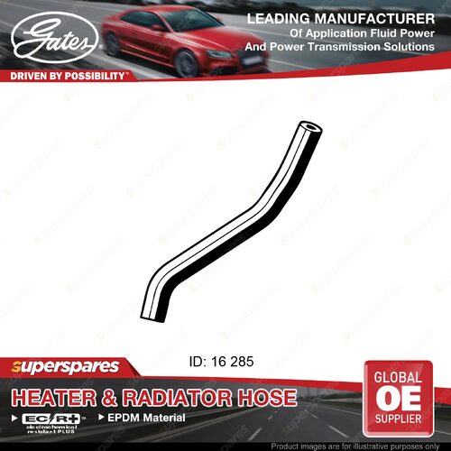 Gates Heater Hose for Mitsubishi Magna TS TR Petrol 2.6L Length 285mm