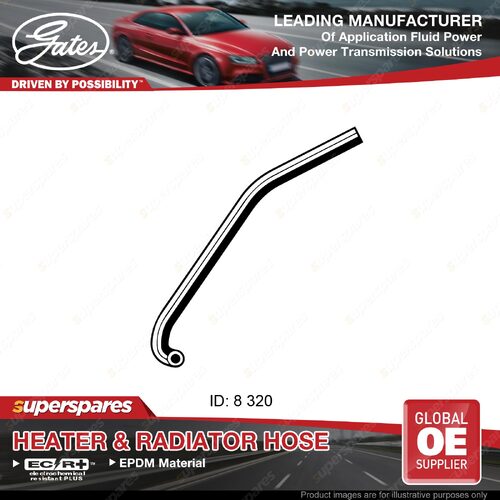 Gates Molded Heater Hose for Mitsubishi Magna TS TR Wagon Sedan 2.6L