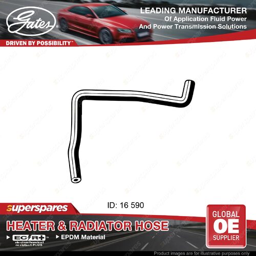 Gates Lower Heater Hose for Mitsubishi Lancer CC 1.6L 04/89-08/90