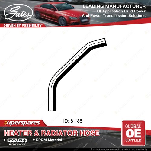 Gates Heater Hose for Nissan Maxima A32 3.0L 01/95-12/99 Length 185mm
