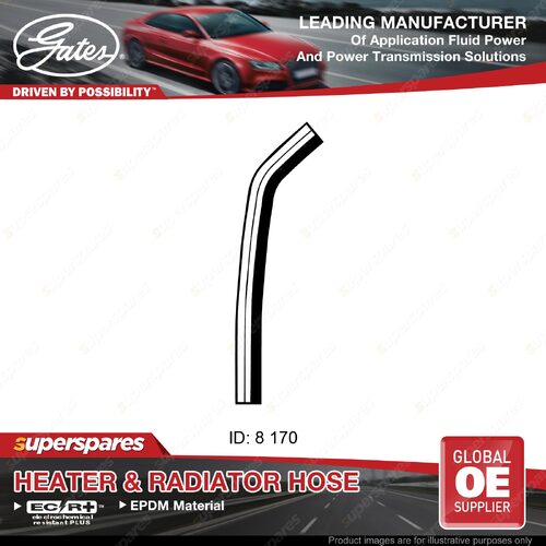 Gates Heater Hose for Nissan Maxima A32 3.0L 01/95-12/99 Length 170mm