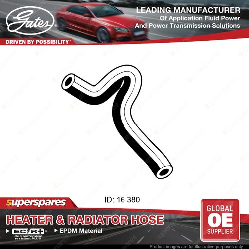 Gates Left Heater Hose for Mitsubishi Pajero NH NJ NK NL 2.6L 91-93