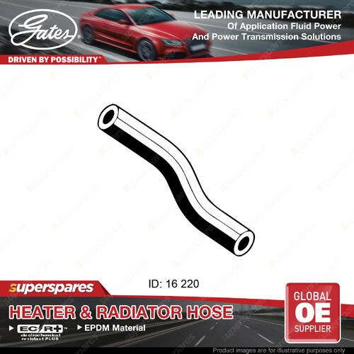 Gates Molded Heater Hose for Toyota Landcruiser HJ61 4.0L 02/86-12/91