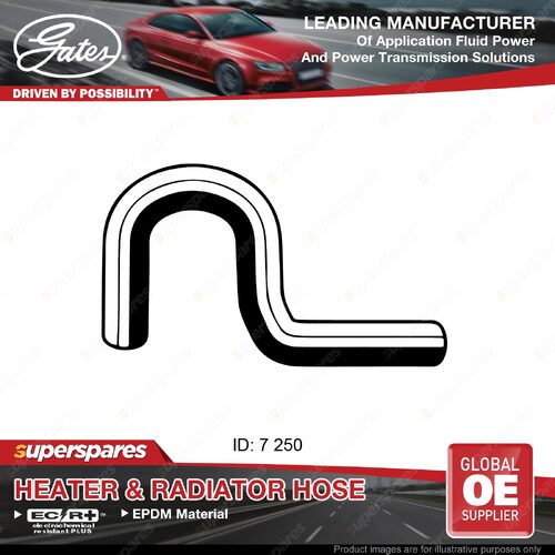 Gates Molded Heater Hose for Honda CRX ED EE 1.6L 87-92 Vent hose