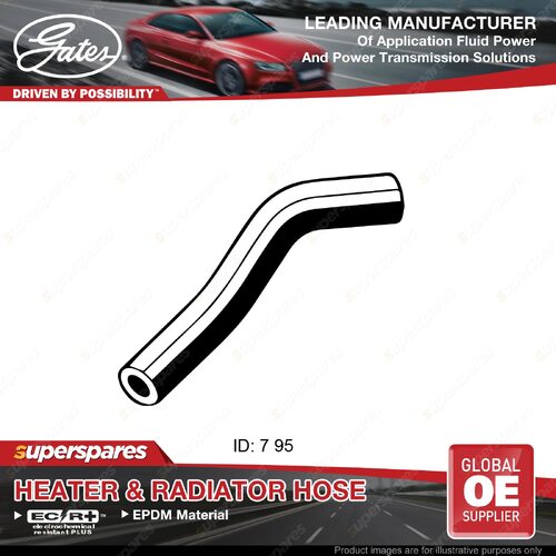 Gates Heater Hose for Honda Accord CB CB CC 2.2L 103KW 11/1989-12/1993