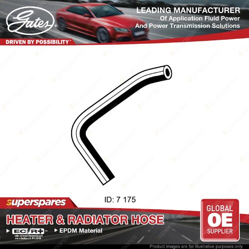 Gates Heater Hose for Honda Civic EJ EK 1.6L 11/95-10/00 Length 175mm