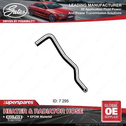 Gates Inlet Molded Heater Hose for Honda Civic EC ED EE 1.5L 1987-1993