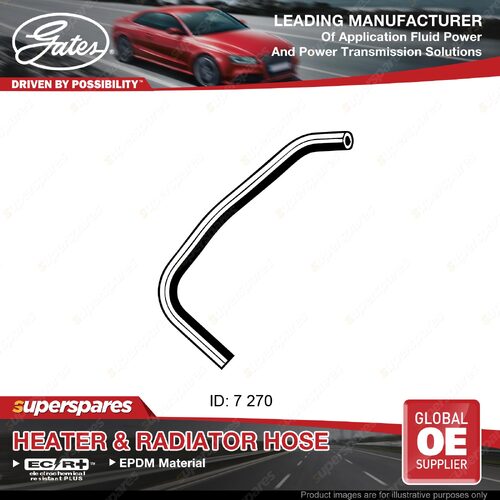 Gates Left Heater Hose for Honda Civic EJ EK EG EG EH Hatchback 1.6L