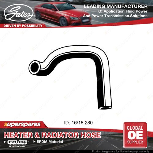 Gates Heater Hose for Toyota Hilux LN 56 85 90 106 107 111 86 4 Runner