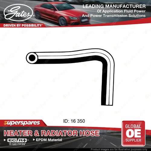 Gates Outlet Heater Hose for Mitsubishi Pajero NA NB NC ND NE NG 3.0L