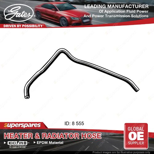 Gates Molded Heater Hose for Daihatsu Charade G200 G202 G200 1.3L