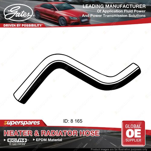 Gates Molded Heater Hose for Toyota Camry ASV50 2AR-FE 2.5L 133KW 135KW