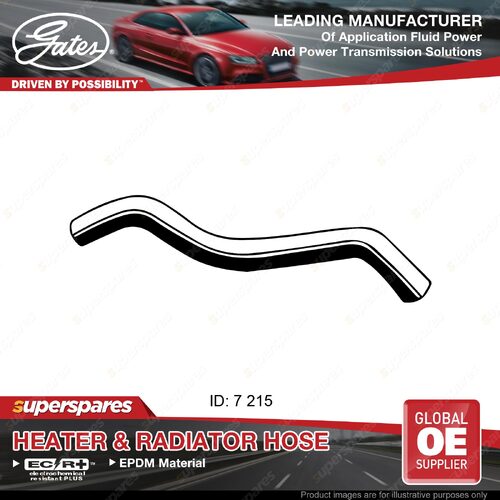 Gates Heater Hose for Mazda B-Serie Bravo UF G6 2.5 2.6L Length 215mm