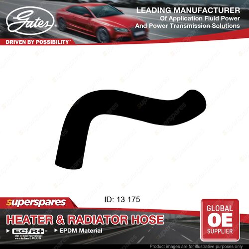 Gates Heater Hose for Toyota Lexcen VP VN 3.8L L36 125KW 175mm 89-91