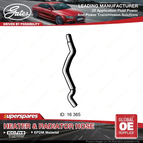 Gates Outlet Heater Hose for Ford Laser KN KQ 1.8L 1999-2002 365mm