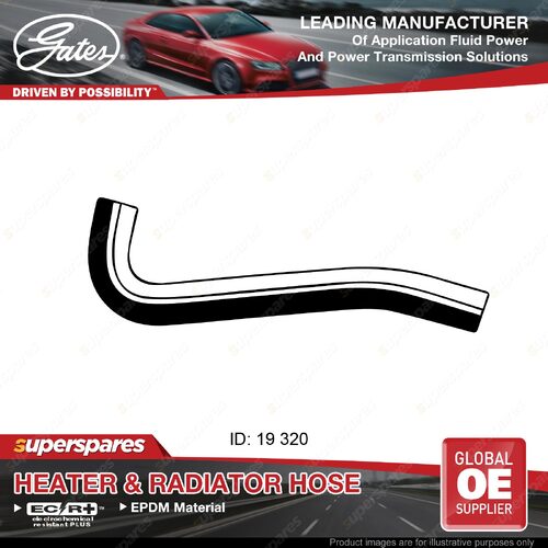 Gates Molded Heater Hose for Daewoo Nubira J100 J153 J100 J154 X20SED