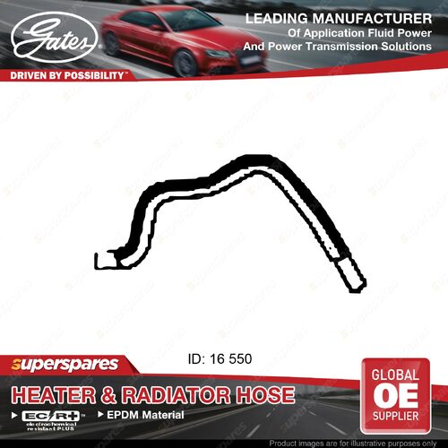 Gates Right Heater Hose for Ford Escape BA ZA ZB ZC 3.0L 150KW 152KW