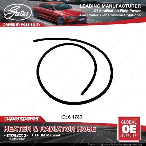 Gates Molded Heater Hose for Holden Commodore VL RB30E RB30ET 3.0L