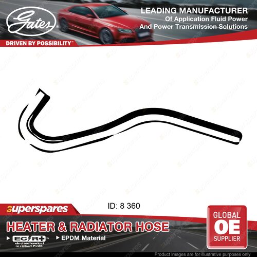 Gates Heater Hose for Toyota Rav 4 ACA20 ACA21 2.0L 360mm 2000-2005