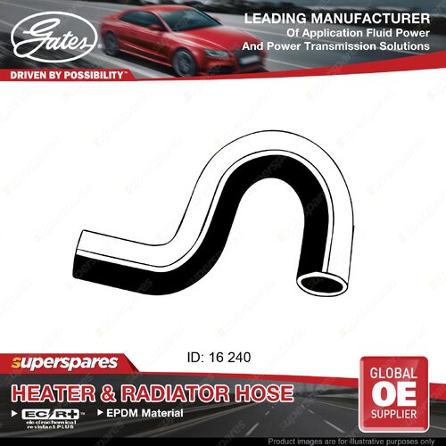 Gates Molded Heater Hose for Toyota Hilux GGN15 GGN25 1GR-FE 4.0L 240mm