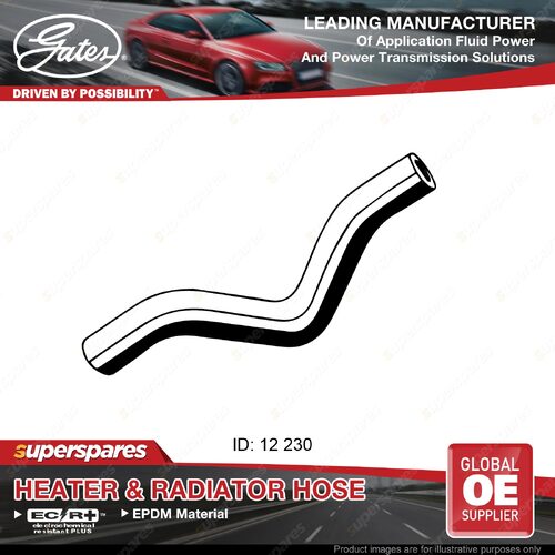 Gates Outlet Heater Hose for Daihatsu Sirion M100 EJ-DE EJ-VE 1.0L