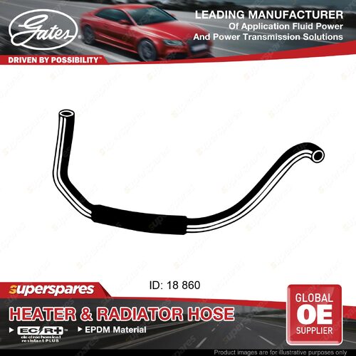 Gates Outlet Heater Hose for Nissan Navara D40 YD25D 2.5L 106KW 08/08