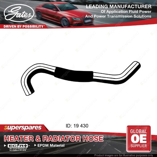 Gates Molded Heater Hose for Holden Viva JF F18D3 1.8L 10/05-12/09