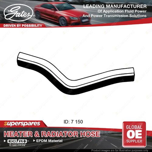 Gates Heater Hose for Mazda 2 DE DH3 ZY-VE ZY-DE 1.5L Length 150mm