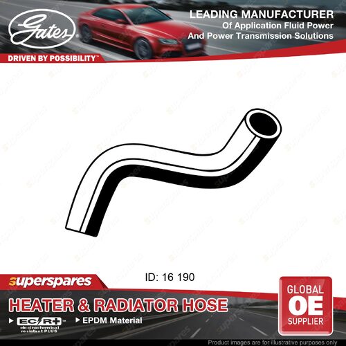 Gates Outlet Heater Hose for Toyota Hiace Commuter TRH 200 201 221 223 226 229