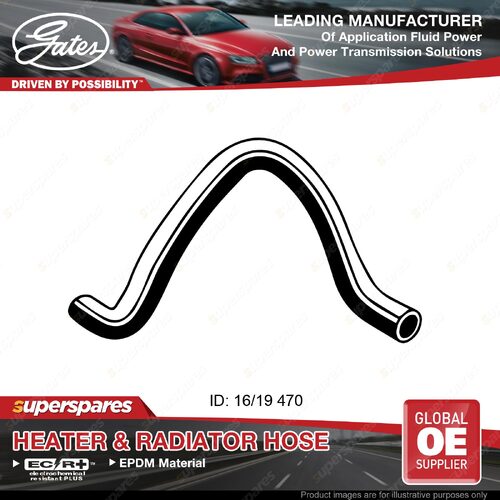 Gates Outlet Heater Hose for Honda Cr-V RE K24A1 K24Z1 2.4L 125KW