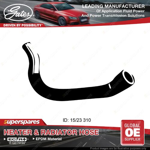 Gates Inlet Heater Hose for Holden Calais VE Commodore VE Statesman WM