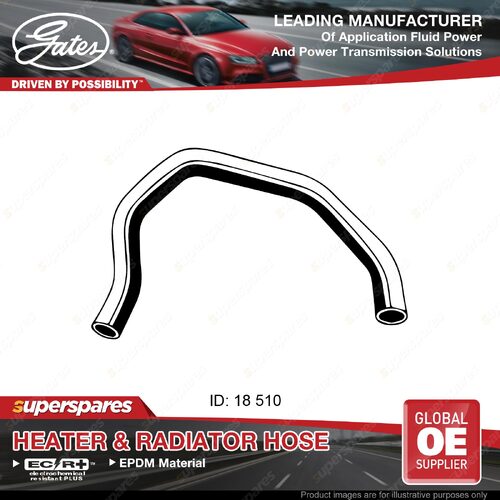 Gates Heater Hose for Holden Epica EP 2.5L 03/07-12/11 Length 510mm