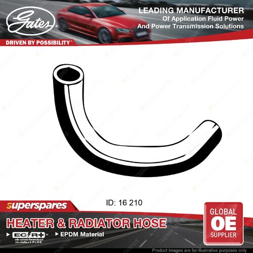 Gates Molded Heater Hose for Ford Ranger PJ PK R11 R45 2.5L 3.0L 210mm