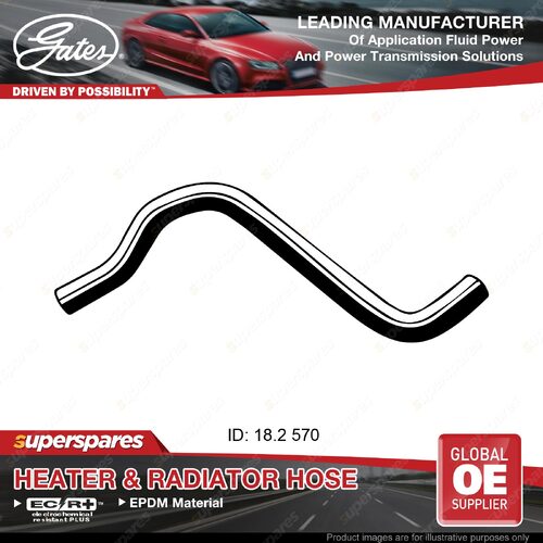 Gates Molded Heater Hose for Holden Captiva CG Z32 SEE LU1 3.2L 07-12