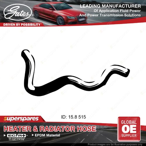 Gates Molded Heater Hose for Kia Cerato LD G4GC 2.0L 105KW 06/04-07/09