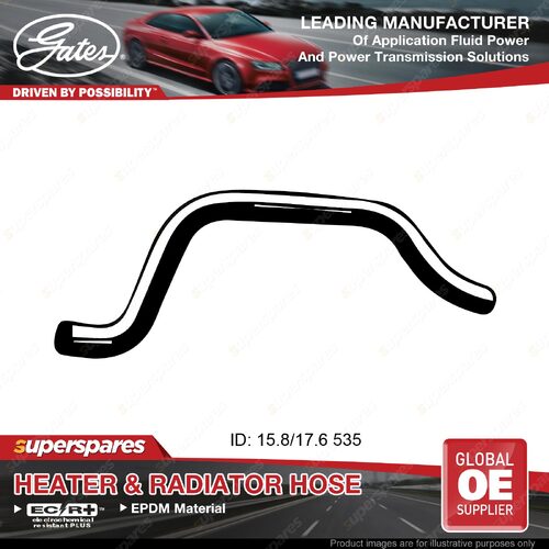 Gates Inlet Heater Hose for Kia RIO JB G4EE G4ED 1.4 1.6L 03/05-12/12