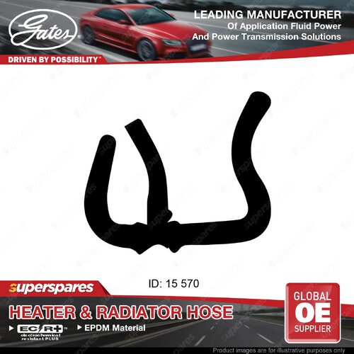 Gates Upper Heater Hose for Ford Fpv Falcon FG FGX 2.0L 4.0L 570mm 2008-On