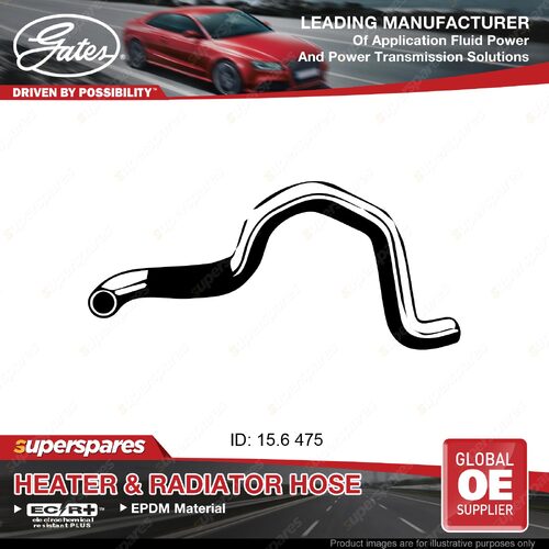 Gates Outlet Heater Hose for Nissan Pulsar N16 QG16DE GA16DE QG18DE AD Y11