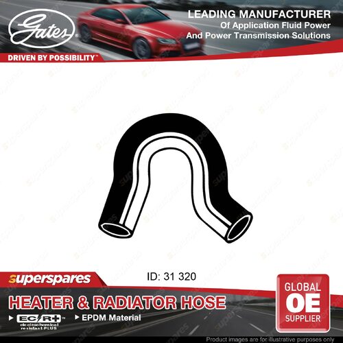 Gates Upper Radiator Hose for Ford Fairmont XP Falcon XM XP 2.4L 2.8L 3.3L 320mm